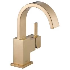 Delta Vero Single Handle Bathroom Faucet, Champagne Bronze, 553LF-CZ