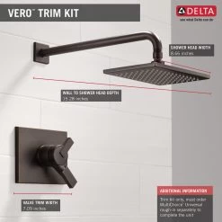 Delta Vero Monitor 17 Series Shower Trim, Venetian Bronze, T17253-RB -Delta Faucet Store 08f1ecb10d25d053 1386 w800 h800 b0 p0