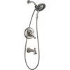 Delta Linden Monitor 17 Series Tub And Shower Trim With In2ition, Stainless