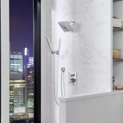 Delta Ara Angular Monitor Valve Trim, 6-Setting Integrated Diverter, Stainless -Delta Faucet Store 2ad1acb90d25d027 1354 w800 h800 b0 p0