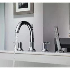 Delta Trinsic Roman Tub With Hand Shower Trim, Champagne Bronze, T4759-CZ -Delta Faucet Store 2f11b2710c475a63 1411 w800 h800 b0 p0