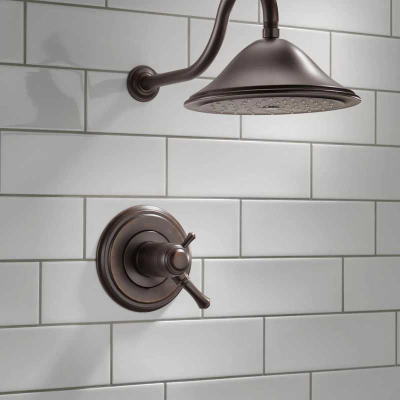 Delta Cassidy TempAssure 17T Series Shower Trim, Venetian Bronze, T17T297-RB 3 Delta Cassidy TempAssure 17T Series Shower Trim, Venetian Bronze, T17T297-RB - Image 3