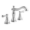 Delta Cassidy Two Handle Widespread Bathroom Faucet, Chrome, 3597LF-MPU