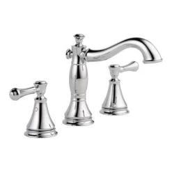 Delta Cassidy Two Handle Widespread Bathroom Faucet, Chrome, 3597LF-MPU