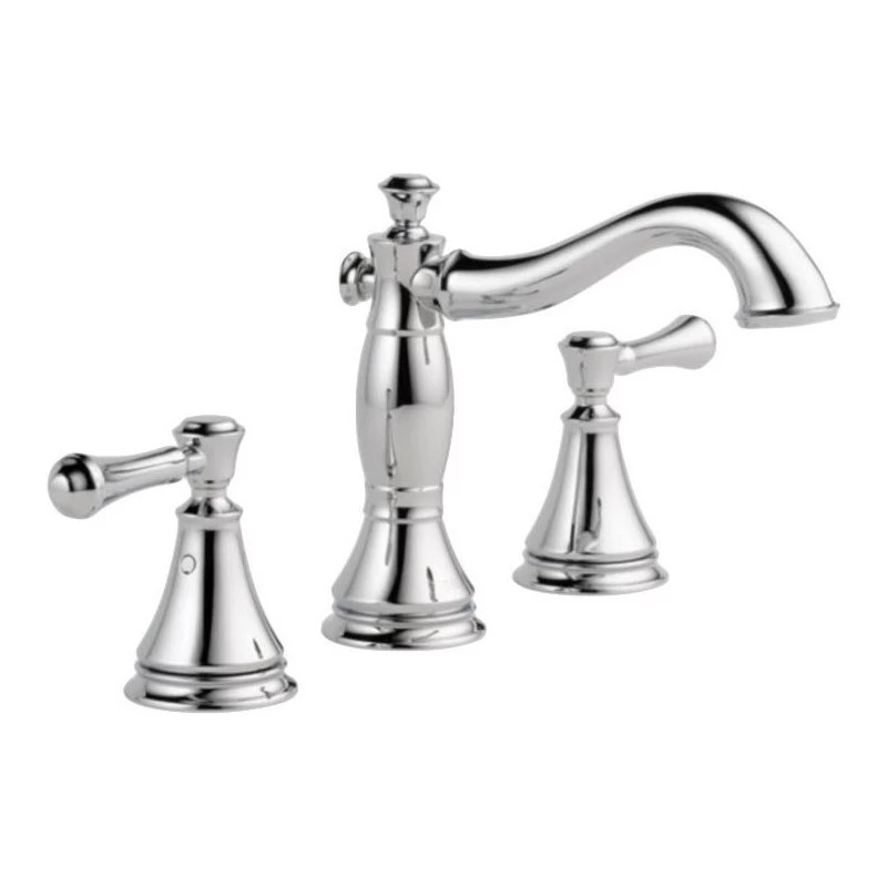 Delta Cassidy Two Handle Widespread Bathroom Faucet, Chrome, 3597LF-MPU 1 Delta Cassidy Two Handle Widespread Bathroom Faucet, Chrome, 3597LF-MPU