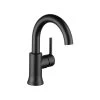 Delta Trinsic Single Handle Bathroom Faucet, Matte Black, 559HA-BL-DST