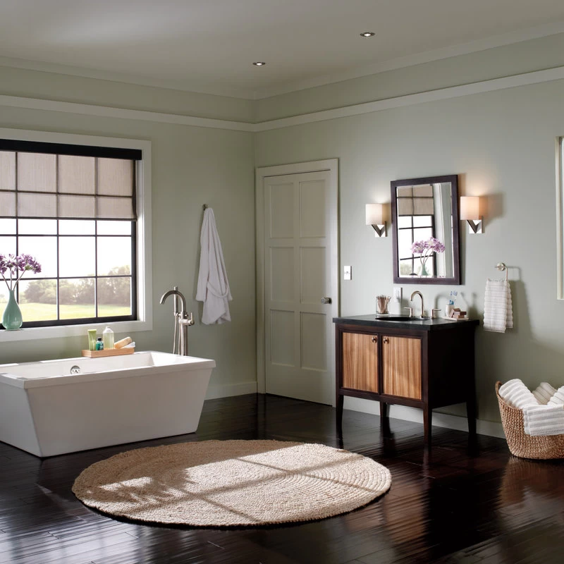 Delta Trinsic Two Handle Widespread Bathroom Faucet, Stainless, 3559-SSMPU-DST 4 Delta Trinsic Two Handle Widespread Bathroom Faucet, Stainless, 3559-SSMPU-DST - Image 4