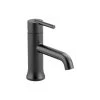 Delta Trinsic Single Handle Bathroom Faucet, Matte Black, 559LF-BLLPU