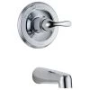 Delta Single-Handle Pressure Balance Wall-Mount Bath Trim, Polished Chrome