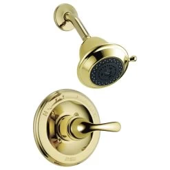 Delta Classic Monitor 13 Series Shower Trim, Polished Brass, T13220-PBSHC