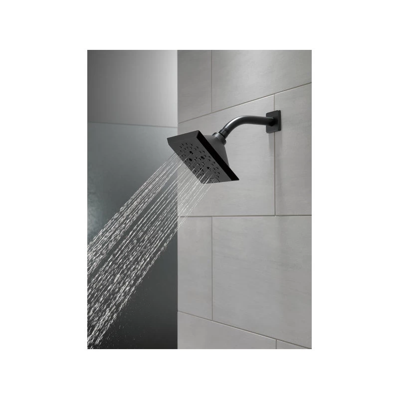 Delta H2Okinetic 5-Setting Angular Raincan Shower Head, Matte Black, 52664-BL 5 Delta H2Okinetic 5-Setting Angular Raincan Shower Head, Matte Black, 52664-BL - Image 5