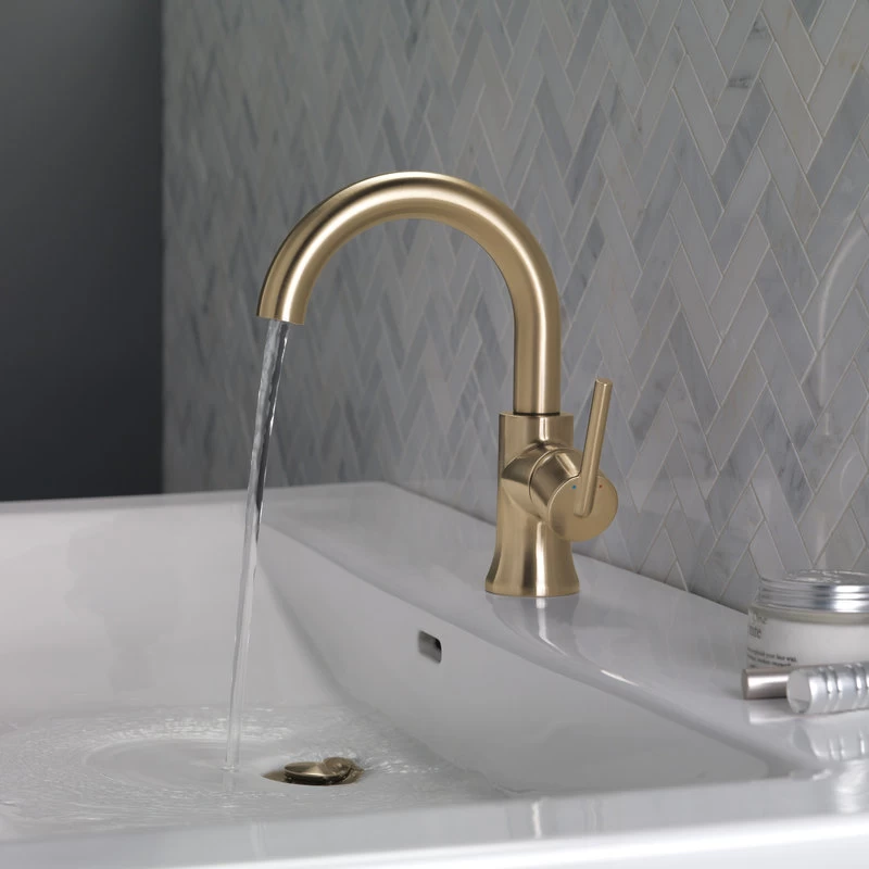 Delta Trinsic Single Handle High-Arc Faucet, Champagne Bronze, 559HA-CZ-DST 3 Delta Trinsic Single Handle High-Arc Faucet, Champagne Bronze, 559HA-CZ-DST - Image 3