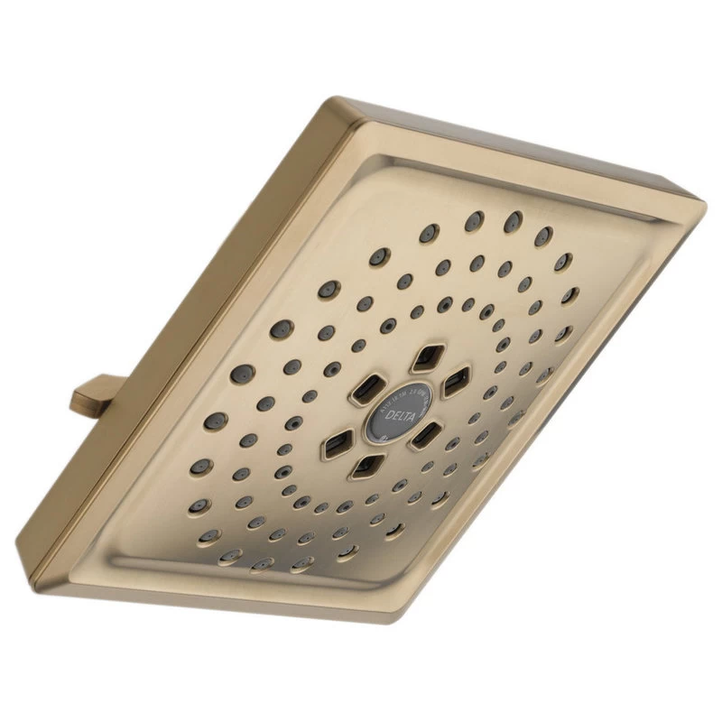 Delta H2Okinetic 3-Setting Raincan Shower Head, Champagne Bronze, 52684-CZ 1 Delta H2Okinetic 3-Setting Raincan Shower Head, Champagne Bronze, 52684-CZ