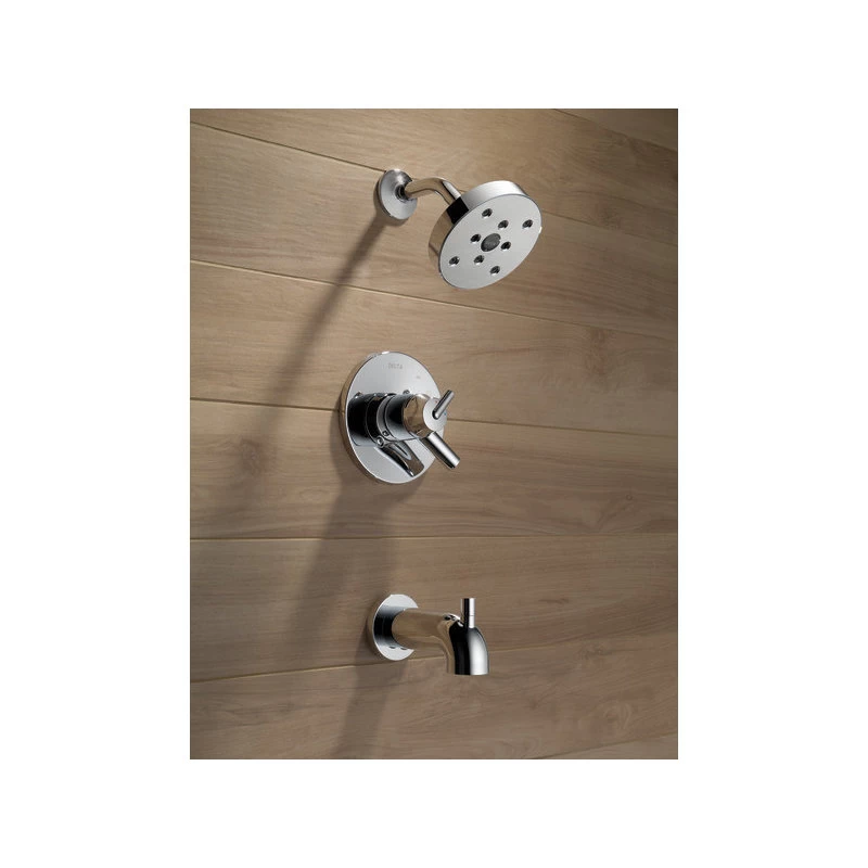 Delta Trinsic Monitor 17 Series H2Okinetic Tub & Shower Trim, Champagne Bronze 2 Delta Trinsic Monitor 17 Series H2Okinetic Tub & Shower Trim, Champagne Bronze - Image 2