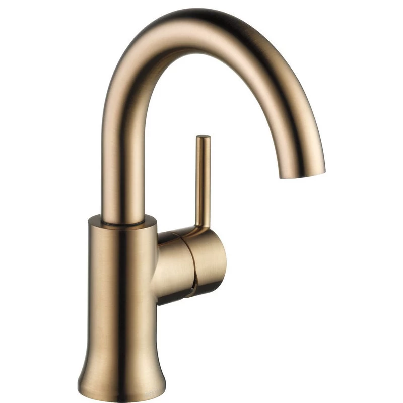 Delta Trinsic Single Handle High-Arc Faucet, Champagne Bronze, 559HA-CZ-DST 1 Delta Trinsic Single Handle High-Arc Faucet, Champagne Bronze, 559HA-CZ-DST