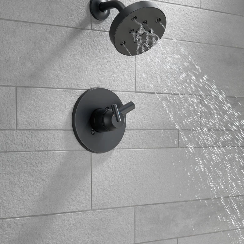 Delta Trinsic Monitor 17 Series H2Okinetic Shower Trim, Matte Black, T17259-BL 5 Delta Trinsic Monitor 17 Series H2Okinetic Shower Trim, Matte Black, T17259-BL - Image 5