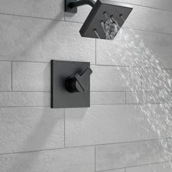 Delta Ara Monitor 17 Series H2Okinetic Shower Trim, Matte Black, T17267-BL -Delta Faucet Store 7c7159790d25cff0 1345 w800 h800 b0 p0