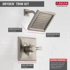 Delta Dryden Monitor 14 Series Shower Trim, Stainless, T14251-SS 9 Delta Dryden Monitor 14 Series Shower Trim, Stainless, T14251-SS -Delta Faucet Store 7cb1c8120d25d052 5529 w800 h800 b0 p0