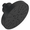 Delta H2Okinetic 5-Setting Contemporary Raincan Shower Head, Matte Black