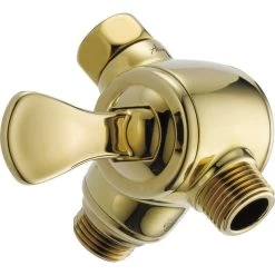 Delta 3-Way Shower Arm Diverter For Hand Shower, Polished Brass, U4929-PB-PK