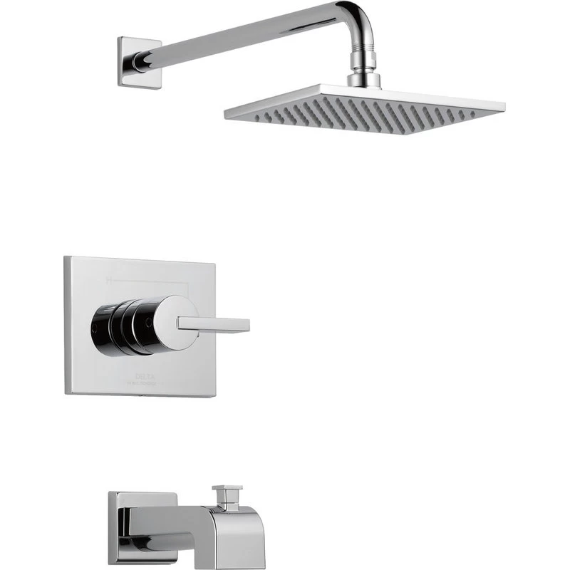 Delta Vero Monitor 14 Series Tub & Shower Trim, Chrome, T14453 1 Delta Vero Monitor 14 Series Tub & Shower Trim, Chrome, T14453