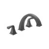 Delta T2751 Dryden Deck Mounted Roman Tub Filler Trim - Venetian Bronze