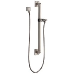 Delta Faucet - 51500-SS - Universal Showering Components Adjustable Slide Bar / Grab Bar Assembly With Elbow