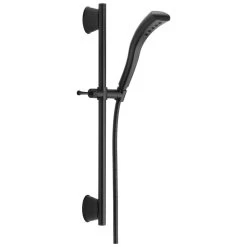 Delta Faucet - 51579-BL - Universal Showering Components Single-Setting H2Okinetic Slide Bar Hand Shower