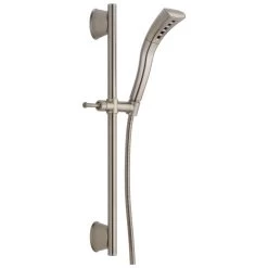 Delta Faucet - 51579-SS - Universal Showering Components H2Okinetic® Single-Setting Slide Bar Hand Shower