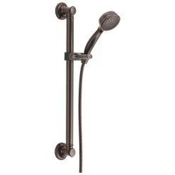 Delta Faucet - 51900-RB - Universal Showering Components ActivTouch® 9-Setting Hand Shower With Traditional Slide Bar / Grab Bar
