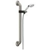 Delta Faucet - 52001-DS - Universal Showering Components Adjustable Slide Bar / Grab Bar 2-Setting Hand Shower
