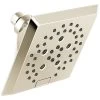 Delta Faucet - 52664-PN-PR - Universal Showering Components H2Okinetic® 5-Setting Angular Modern Raincan Shower Head