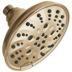Delta Faucet - 52669-CZ - Universal Showering Components H2Okinetic® 5-Setting Traditional Raincan Shower Head