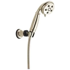 Delta Faucet - 55433-PN - Universal Showering Components H2Okinetic® 3-Setting Adjustable Wall Mount Hand Shower