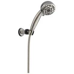 Delta Faucet - 55436-SS-PK - Universal Showering Components Premium 5-Setting Fixed Wall Mount Hand Shower