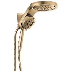 Delta Faucet - 58680-CZ-PR - Universal Showering Components HydroRain® H2Okinetic® 5-Setting Two-In-One Shower Head