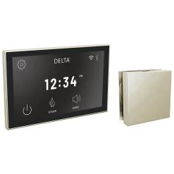Delta Faucet - 5CH-550L-PN-PR - Universal Showering Components Square Digital Steam Package