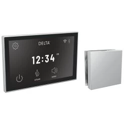 Delta Faucet - 5CH-550L-PR - Universal Showering Components Square Digital Steam Package