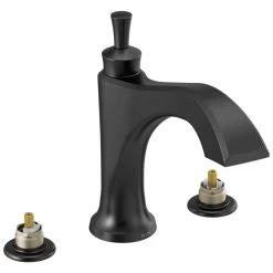Delta Faucet - T2756-BLLHP - Dorval™ Roman Tub Trim - Less Handles