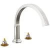 Delta Faucet - T2788-SS-PR-LHP - Tetra™ Roman Tub Trim