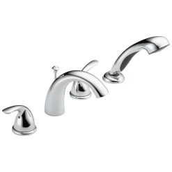 Delta Faucet - T4705 - Classic Roman Tub With Hand Shower Trim
