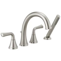 Delta Faucet - T4733-SS - Kayra™ Roman Tub Trim With Hand Shower