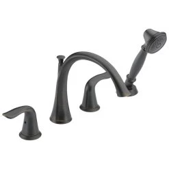 Delta Faucet - T4738-RB - Lahara® Roman Tub With Handshower Trim