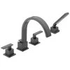 Delta Faucet - T4753-RB - Vero® Roman Tub Trim With Hand Shower
