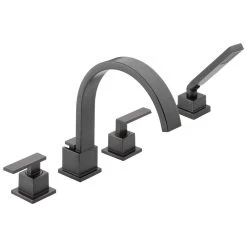 Delta Faucet - T4753-RB - Vero® Roman Tub Trim With Hand Shower