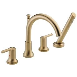 Delta Faucet - T4759-CZ - Trinsic® Roman Tub With Hand Shower Trim