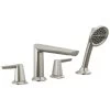Delta Faucet - T4771-SS-PR - Galeon™ 4-Hole Roman Tub Trim With Hand Shower