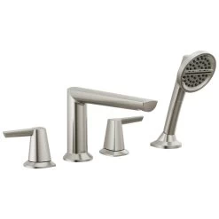 Delta Faucet - T4771-SS-PR - Galeon™ 4-Hole Roman Tub Trim With Hand Shower