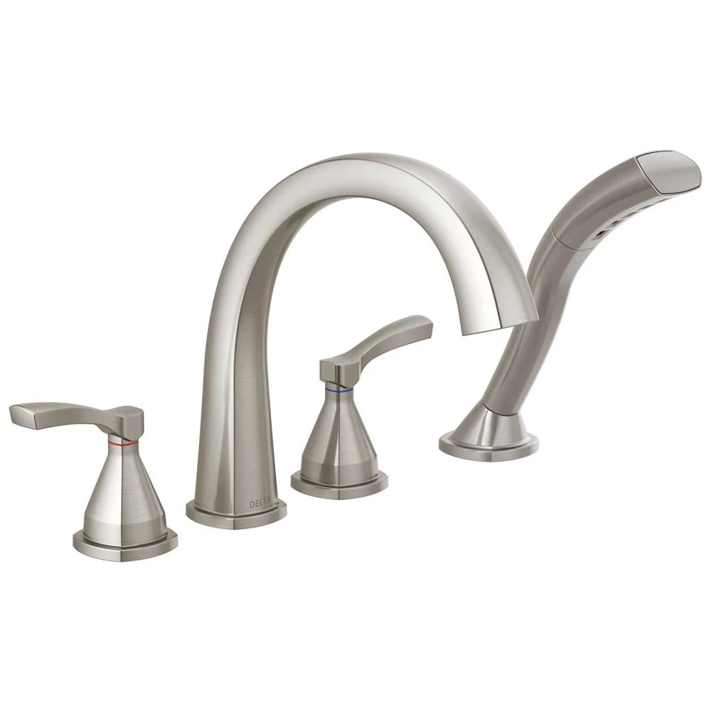 Delta Faucet - T4777-SS - Stryke® Four Hole Roman Tub Trim 1 Delta Faucet - T4777-SS - Stryke® Four Hole Roman Tub Trim