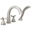 Delta Faucet - T47776-SS - Stryke® Four Hole Roman Tub Trim